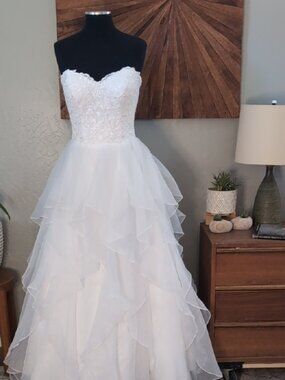 illusion back organza halter wedding dress Silk Halter Dress with Organza Back Strap